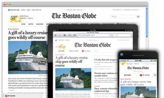 Boston Globe redesign